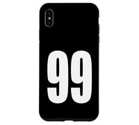 Numero Ninety Nine #99 Uniforme Squadra Sportiva Compleanno 99 Custodia per iPhone XS Max