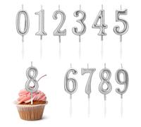 Numero per Torta | 10 Pezzi Laurea - Decorazione Torte - Per Matrimoni Lauree Pensionamento Raduni Familiari Tutte Le Età Panifici Fornai