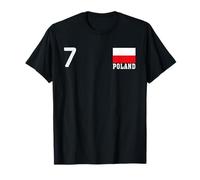 Numero Polonia Bandiera Nazionale Country Pride Heritage Maglietta