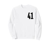 Numero Quaranta Uno #41 Divisa Sportiva Compleanno 41 Felpa