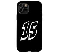 Numero Quindici #15 per l'Evento 15 dell'uniforme di squadra sportiva Custodia per iPhone 11 Pro