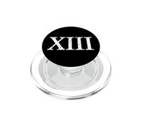 Numero romano 13 XIII Tredici PopSockets PopGrip per MagSafe