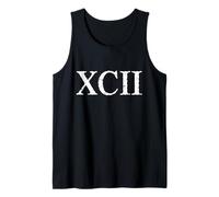 Numero Romano 92 XCII ~ Novantadue Canotta