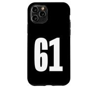 Numero Sessanta Uno #61 Uniforme Squadra Sportiva Compleanno 61 Custodia per iPhone 11 Pro