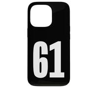 Numero Sessanta Uno #61 Uniforme Squadra Sportiva Compleanno 61 Custodia per iPhone 13 Pro