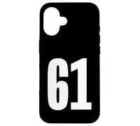 Numero Sessanta Uno #61 Uniforme Squadra Sportiva Compleanno 61 Custodia per iPhone 16