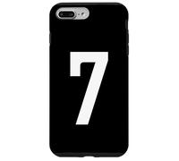Numero sette #7 Uniforme della squadra sportiva Compleanno 7 Custodia per iPhone 7 Plus/8 Plus