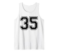 Numero Trenta Cinque # 35 Sport Team Uniforme Compleanno 35 Canotta