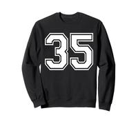 Numero Trenta Cinque # 35 Sport Team Uniforme Compleanno 35 Felpa