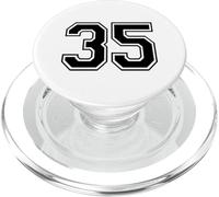 Numero trenta cinque # 35 Sport Team Uniforme Compleanno 35 PopSockets PopGrip per MagSafe