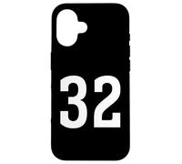 Numero Trenta Due #32 Sport Team Uniforme Compleanno 32 Custodia per iPhone 16
