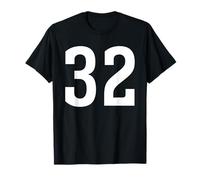 Numero Trenta Due #32 Sport Team Uniforme Compleanno 32 Maglietta