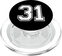 Numero Trenta Uno # 31 Divisa Sportiva Squadra Compleanno 31 PopSockets PopGrip per MagSafe