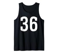 Numero Trentasei #36 Uniforme per Squadra Sportiva Compleanno 36 Canotta