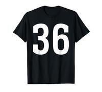 Numero Trentasei #36 Uniforme per Squadra Sportiva Compleanno 36 Maglietta