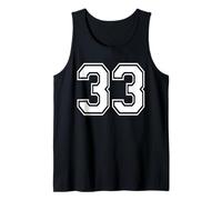 Numero Trentatre #33 Uniforme Sportiva Compleanno Canotta