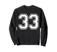 Numero Trentatre #33 Uniforme Sportiva Compleanno Felpa