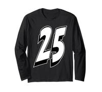 Numero Twenty Five #25 Divisa per Squadra Sportiva Compleanno 25 Maglia a Manica
