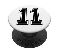 Numero Undici #11 Uniforme Sportiva Compleanno 11 PopSockets PopGrip Adesivo