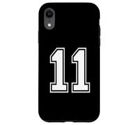 Numero Undici #11 Uniforme Squadra Sportiva Compleanno 11 Custodia per iPhone XR