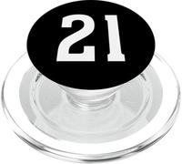 Numero ventuno #21 divisa per squadra sportiva compleanno 21 PopSockets PopGrip per MagSafe
