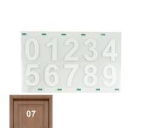 Numéros Adhésifs Pour Boîtes Aux Lettres | Chiffres Imperméables Réfléchissants Pour Extérieur - Autocollants Pouns Poubelles Dr Portes Maison Bâtiments Commerciaux Voitures Livraison - Pour Boîte Aux