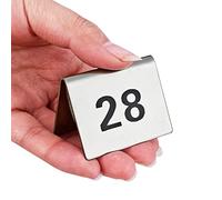 Números de mesa, Segnaposto da tavolo bifacciali 1-50 1-100, porta segnaposto, facili da leggere, resistenti, durevoli, for cucina e sala da pranzo(1 to 50)