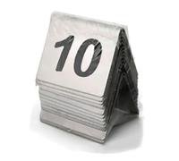 Números de mesa， Stile tenda 1-10/25/50/100, numeri bifacciali, digitale for ristoranti, impilabile for banchetti nuziali, cartelli da tavolo for ristoranti(45667)