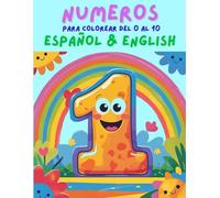 Números para colorear del 0 al 10: En español & english