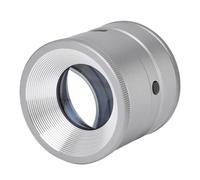 Numinifier di gioielli ricaricabili USB, Lupe 10x con doppio vetro monoculare di ingrandimento di misurazione della luce LED con luce per la luce per l'ispezione degli orologi per