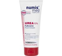 numis med Crema piedi con 10% di urea - crema piedi lenitiva per piedi molto secchi e ruvidi - cura della pelle vegana senza siliconi, parabeni, oli minerali - cura dei piedi (1x 100 ml)