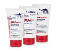 numis med Crema per le mani con il 10% di urea - 2 confezioni di crema lenitiva per mani molto secche e stressate - cura della pelle vegana senza siliconi, parabeni, oli minerali (2x 75 ml)