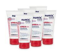 numis med Crema per le mani con il 10% di urea - crema per le mani lenitiva in 6 pezzi per mani molto secche e stressate - cura della pelle vegana senza siliconi, parabeni, oli minerali (6x 75 ml)