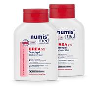 numis med Gel doccia con il 5% di urea - gel doccia lenitivo per la pelle estremamente secca e pruriginosa - cura della pelle vegana senza siliconi, parabeni, oli minerali - gel doccia (2x 200 ml)