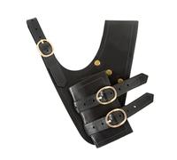 NUMJAW Fondina in finta pelle per spada medievale, rana, guerriero, cavaliere, vintage, medievale, spada, cavaliere, sca, pirata, fodero, pugnale, custodia regolabile per spada rinascimentale per