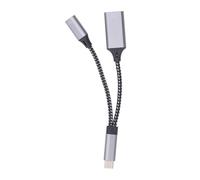 NUMNBE Adattatore USB C a USB 3.0 OTG, Cavo Rapido e Stabile, Alluminio, Ricarica Veloce per Computer Telefono Tablet - Trasferimento Dati Veloce, Compatibilità Ampia, Design Resistente