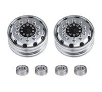 NUMNBE Beadlock Cerchi 1 14 Lega di Alluminio Cinque Raggi Design Resistenza Ad Alta Temperatura Per RC Auto Rimorchio Container Camion