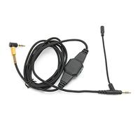 NUMNBE Cavo a microfono boom - cavo audio da 3,5 mm con microfono staccabile e controllo del volume per giochi e comunicazione