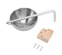 NUMNBE Ciotola olio essenziale per sauna - terapia in acciaio inox, materiale durevole e design a braccio volano, migliora le emissioni di sauna e minerali, si adatta tradizionale e a infrarossi (tipo