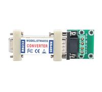 NUMNBE Convertitore Adattatore Serial RS232 a, Interfaccia di Comunicazione, Nero - Alta Affidabilità, Segnale Differenziale Bilanciato, Ideale per Automazione Industriale