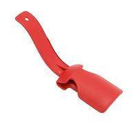 NUMNBE Corno di scarpa professionale per adulti - design ergonomico, aiutante di scarpe portatile e leggero per un facile viaggio e uso anziano (Red)