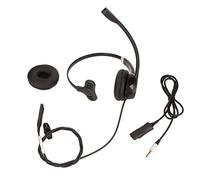 NUMNBE Cuffie Call Center con Microfono a Riduzione di Rumore Tecnologia ENC Archetto Regolabile 330 Gradi Interfaccia QD RJ9 Protezione Udito per Telefono Fisso e Laptop