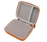 NUMNBE Custodia per il supporto per chitarra - Borsa di stoccaggio EVA per oltre 40 picks, tasche a mesh per Capo & Strings, per i musicisti in viaggio (Brown)