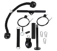 NUMNBE Dorumi LAT Machine Pulley System con Nylon Durevole e Cavo Regolabile - Attrezzatura Fitness Multifunzione per Tricipiti, Spalle e Schiena, Facile da Montare e Usare