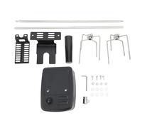 NUMNBE Kit Girarrosto per Barbecue in Acciaio Inox, Motore Rotante Stabile, capacità 15kg - Cottura Uniforme, Resistente all’Acqua, Ideale per Famiglia e Outdoor