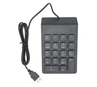 NUMNBE Numeric Keyboard USB Mini - 18 Keys Portable Numeric Pad for Effortless Data Entry (Black)
