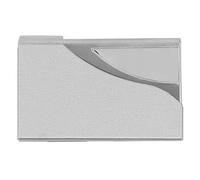 NUMNBE Porta Biglietti da Visita Porta Tascabile, Porta Carte Business Acciaio Inox e Pelle PU, Bronzo 9,5x6x1cm - Design Slim Capiente, Protezione E Organizzazione Perfetta Per Uomini (980#A)