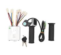NUMNBE Regolatore di velocità elettrico, 12 V, 500 W, impugnatura in gomma con display digitale, alta efficienza, funzione di protezione, comodo controllo per bici e scooter