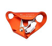 NUMNBE Salita in alluminio leggero e robusto per corde 8 13 mm con rimozione automatica dello sporco e funzionamento con una sola mano (arancione)