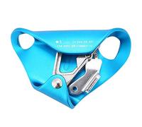 NUMNBE Salita in alluminio leggero e robusto per corde 8 13 mm con rimozione automatica dello sporco e funzionamento con una sola mano (blue)